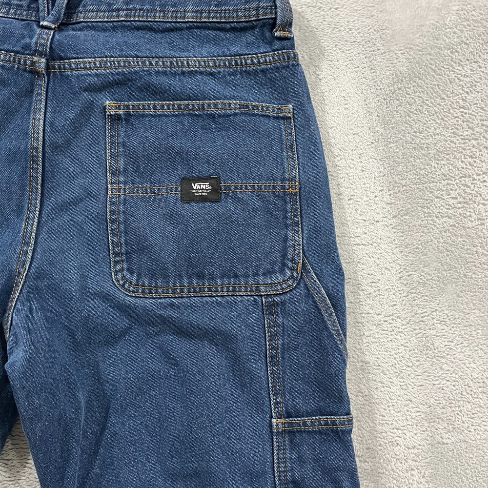 Vans Jeans Men 36x32 Denim Drill Chore Carpenter‎ Baggy Skater Relaxed Fit Work